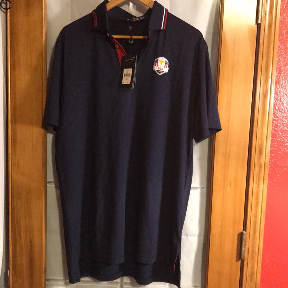 NWT RALPH LAUREN NAVY BLUE  RLX POLO